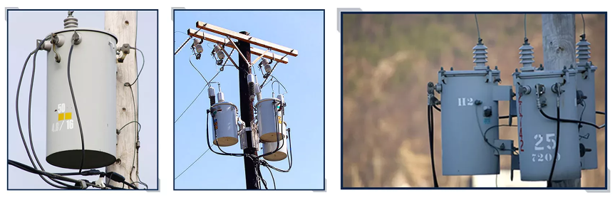 pole mounted three phase transformer